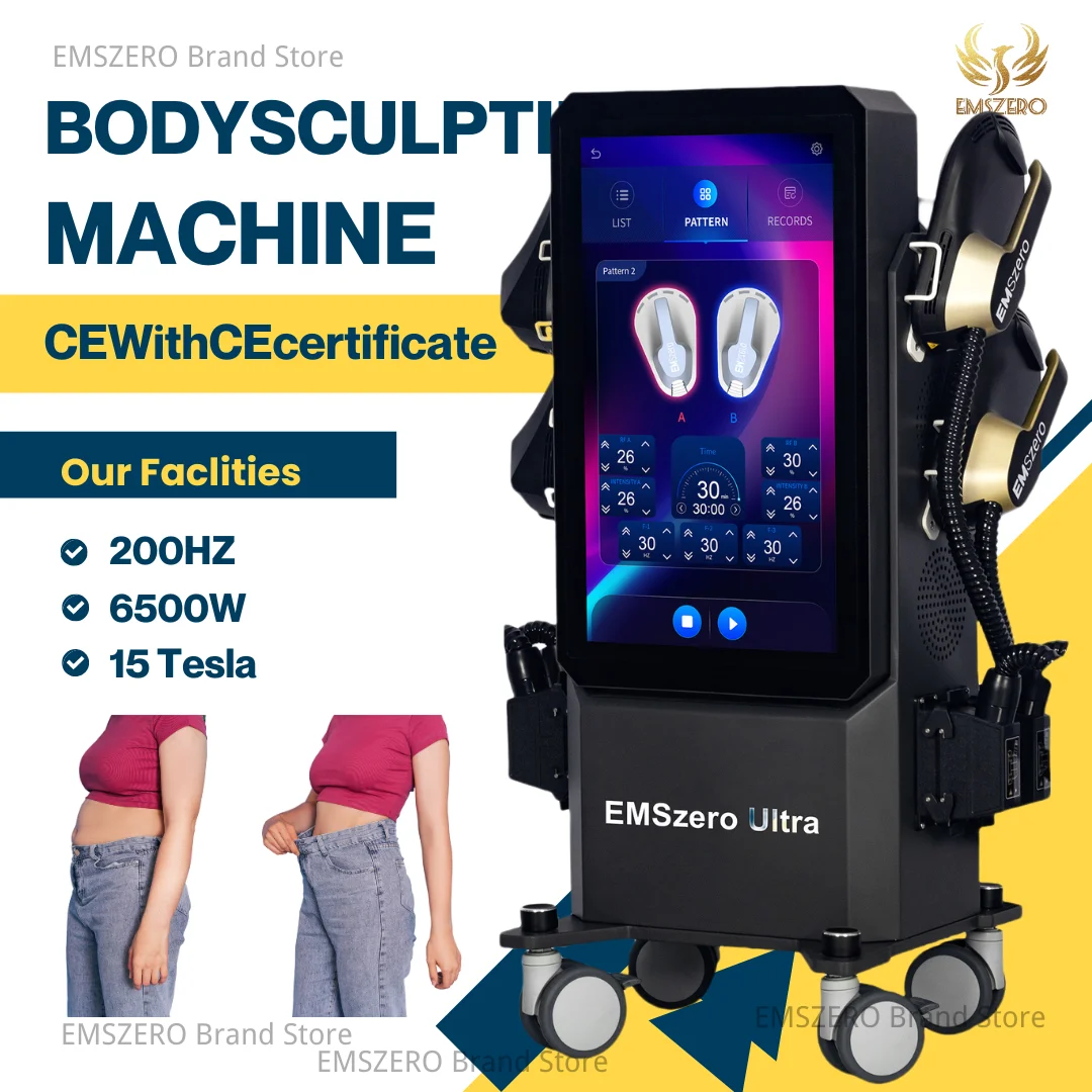 Emszero Ultra Pro 6500w EMS Electromagnetic Machines Professional NEO Stimulate Portable Body Slimming Nova Rf Muscle