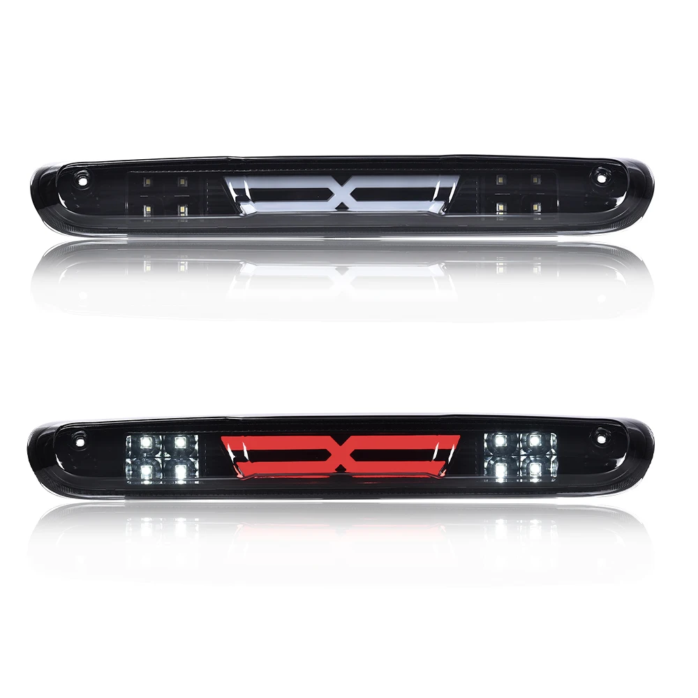 

Светодиодный 3-й третий стоп-сигнал, подходящий для Chevy Silverado Sierra 1500 2500 3500 2007-14, водонепроницаемый пылезащитный задний стоп-сигнал в стиле X