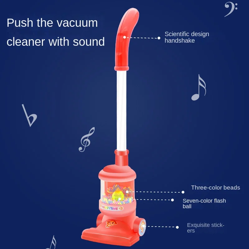 Simulation Kids Electric Mini Vacuum Cleaner Charging Housework Dust Catcher Children Educational Pretend Play Toy