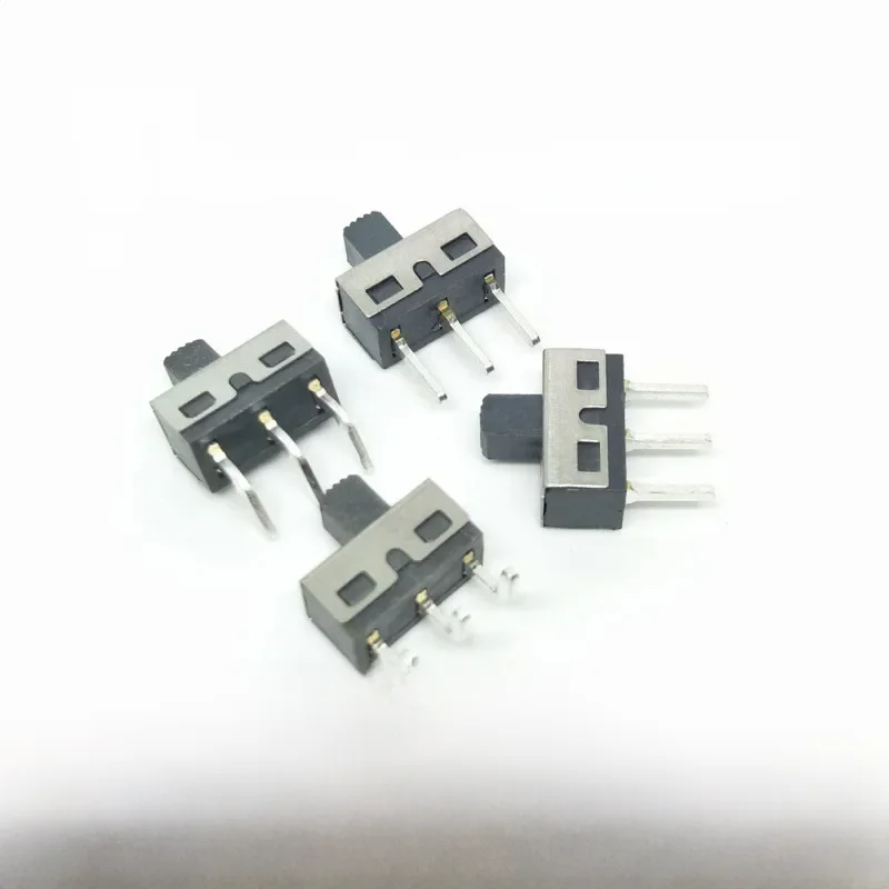 10 sztuk SS12D10 SS12D11 przełącznik dwupozycyjny 3 piny proste stopy 1P2T uchwyt wysoki 5mm odstęp 4.7mm 3A 250V SS12D10G5 — zdjęcie 2