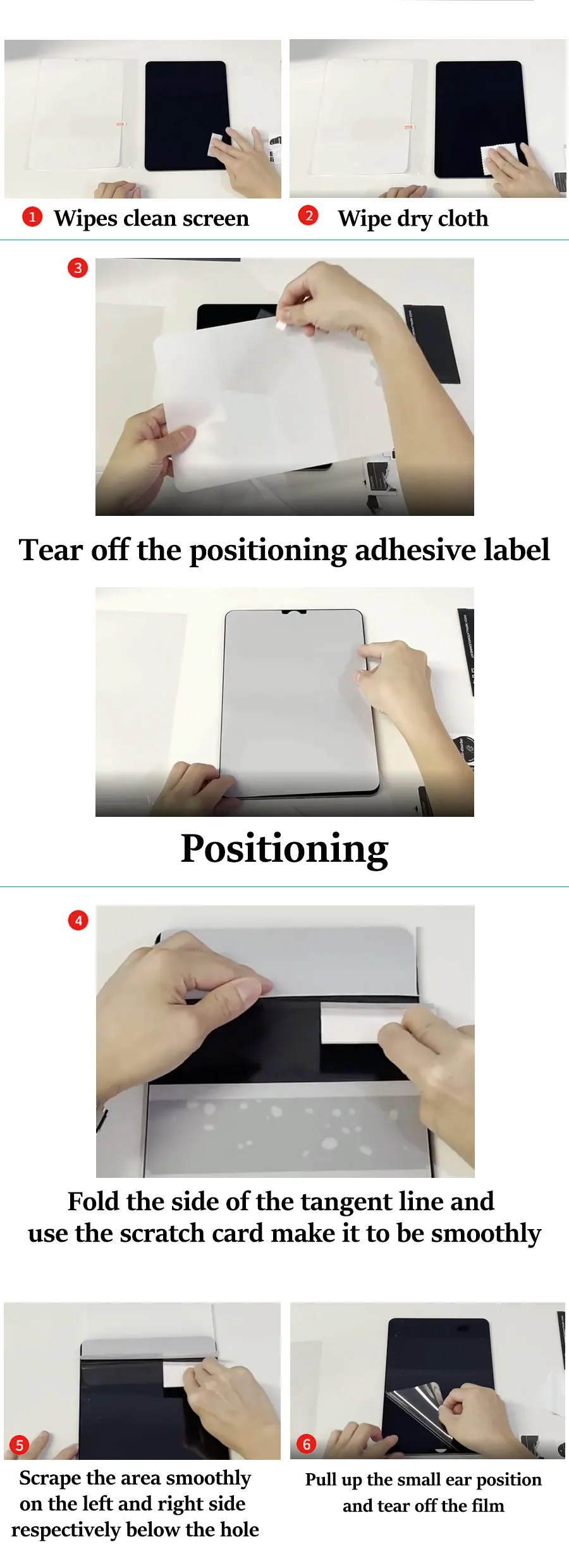 2 Stück Hydro gel folie für iPad Pro 11 12,9 Luft 4 5 13 10,2 Displays chutz folie für iPad Mini 6 2 3 9,7 9 Genration nicht Glas – Detail 13