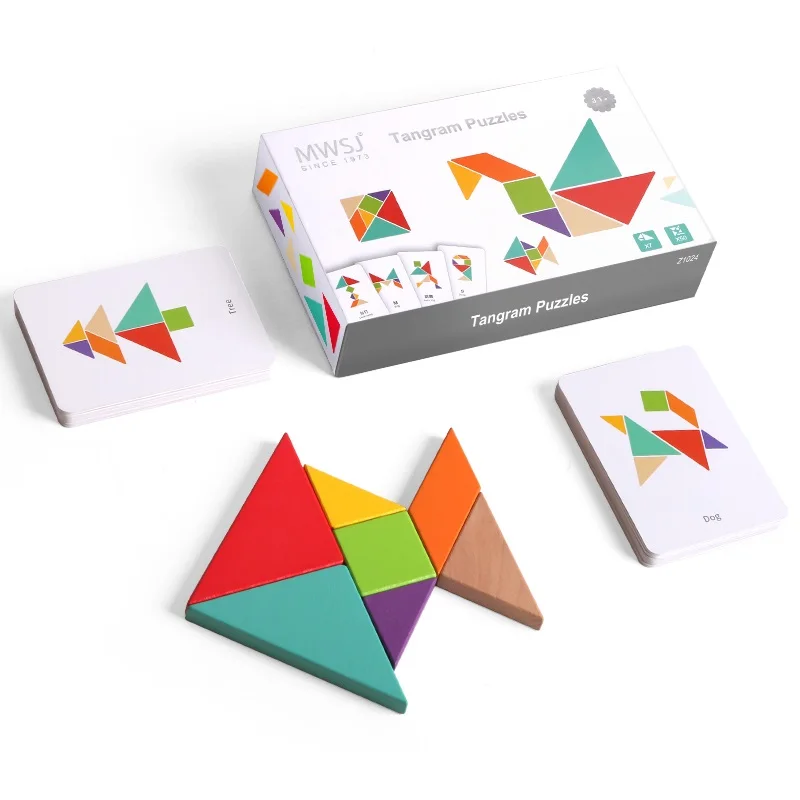 Puzzle tangram toys for children