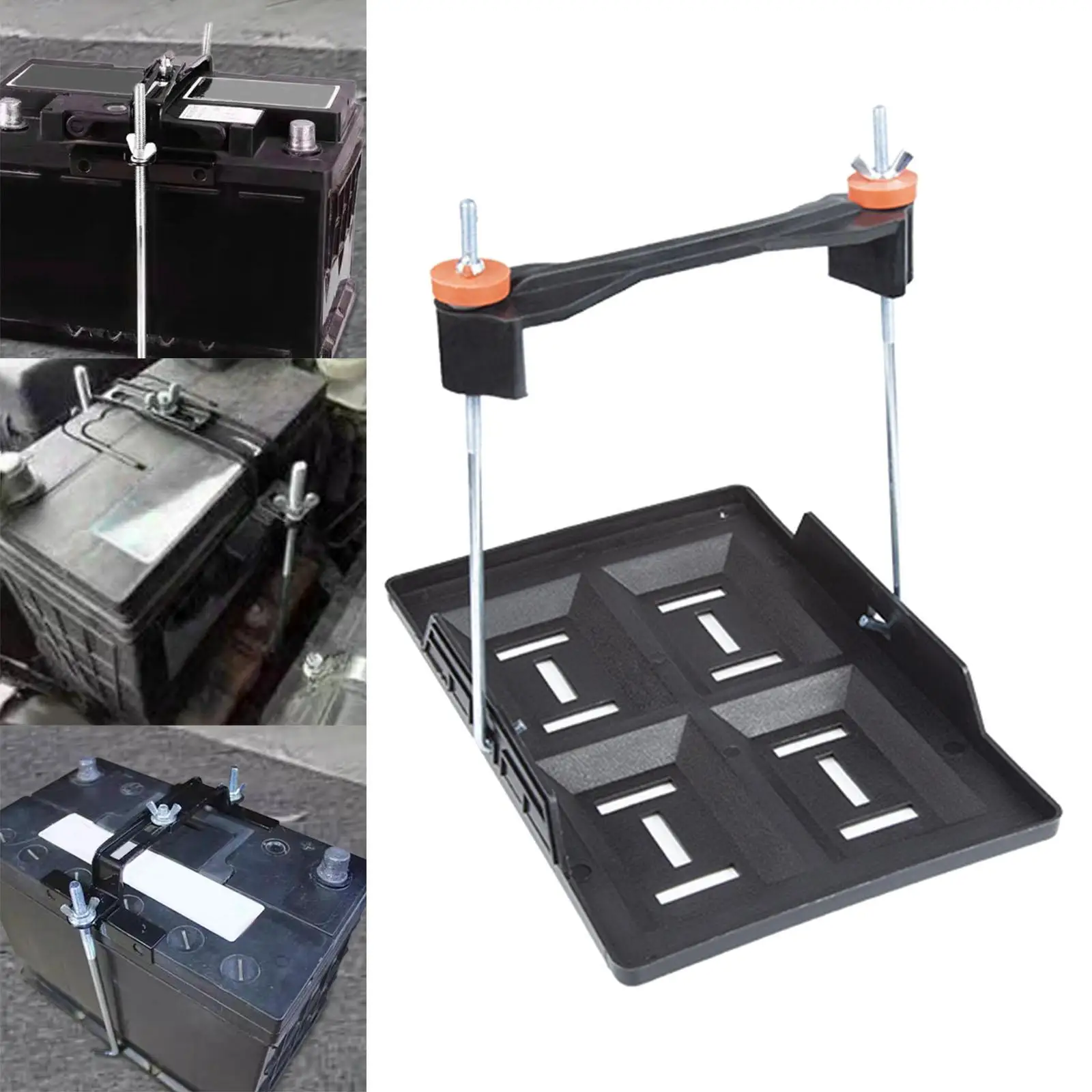 

Кронштейн для лотка для автомобильного аккумулятора, держатель для аккумулятора, регулируемый кронштейн, зажим, стабилизирующий держатель лотка для аккумулятора для морских автодомов