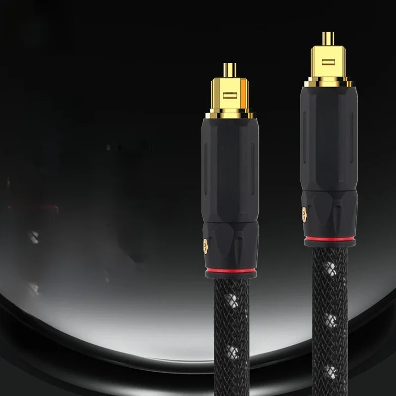 5.1 Cyfrowy optyczny kabel audio Toslink Złącze pozłacane 24K do HIFI Video DVD TV Hi-end Światłowodowy kabel audio — zdjęcie produktu 7