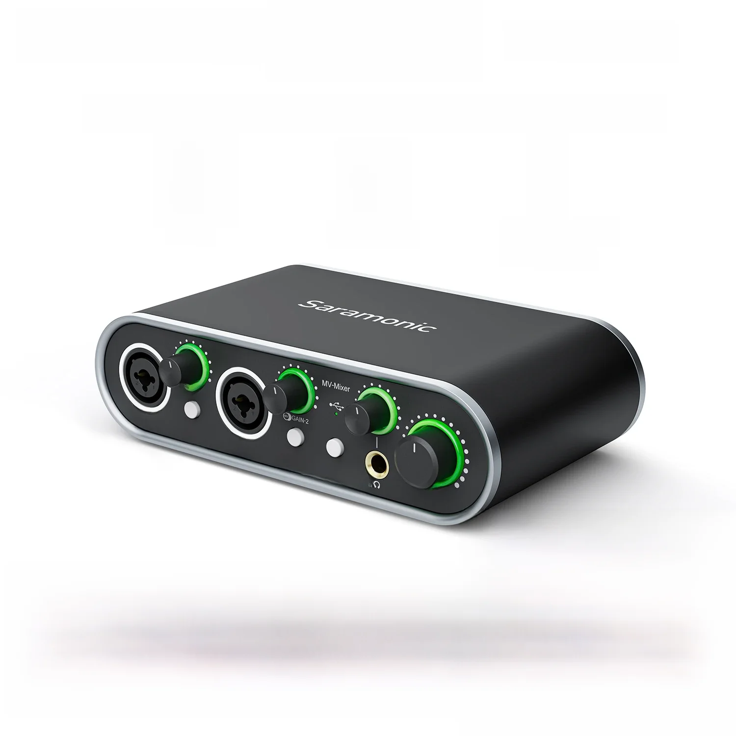 Saramonic Dual-Channel USB Microfone, Interface de áudio para cantores, guitarristas, podcasters,