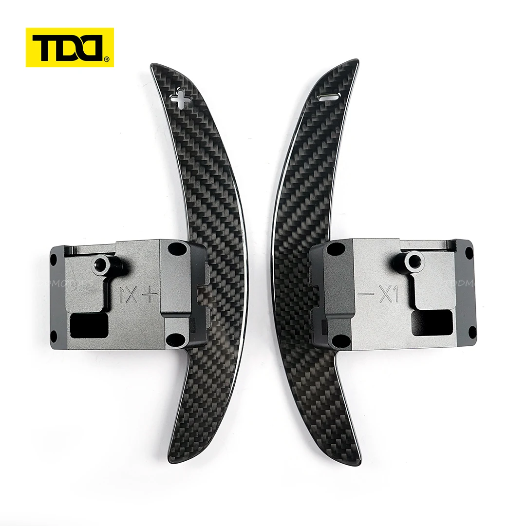 Magnetyczne manetki zmiany biegów z włókna węglowego TDD do kierownicy Hyundai N/GT i30N Kona N Elantra N Veloster N