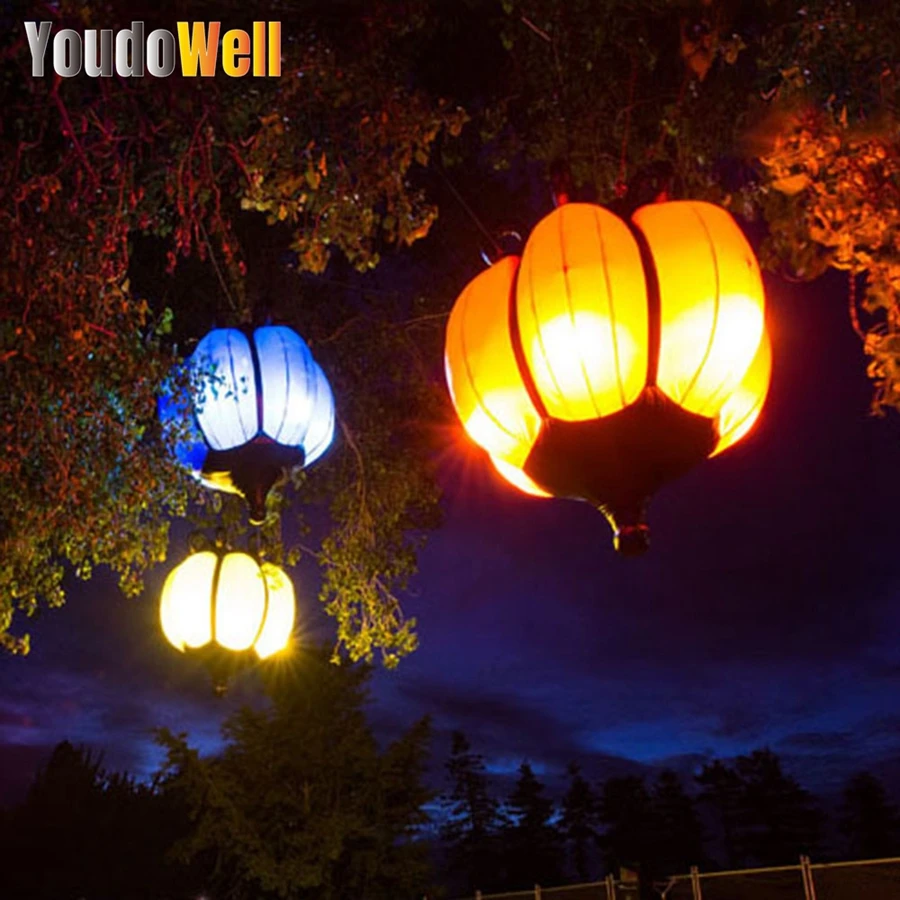 Inflatable Hanging Pumpkin Multi-Color Model With Gorgeous Lights Suitable For Outdoor Street Scor Street Performance Decoration