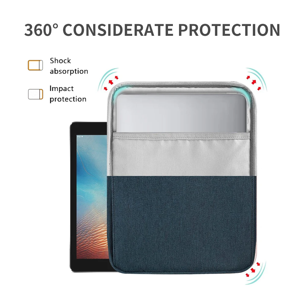 Bolsa de ombro para tablet de 12-13 polegadas, para ipad air pro 12.9 ", xiaomi pad lenovo pad 13-13.6 polegadas, bolsa para laptop e tablet