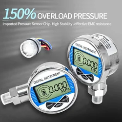 Digital Pressure Gauge 400bar 0-600 Bar Pneumatic Air Pressure Gauge M20*1.5 60mm Dial Radial Hydraulic Pressure Gauge