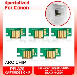 PFI-320 PFI320 PFI 320 Permanent Cartridge Chip For Canon imagePROGRAF TM-200 TM200 TM-205 TM-300 TM-305 TM300 TM305 Printer