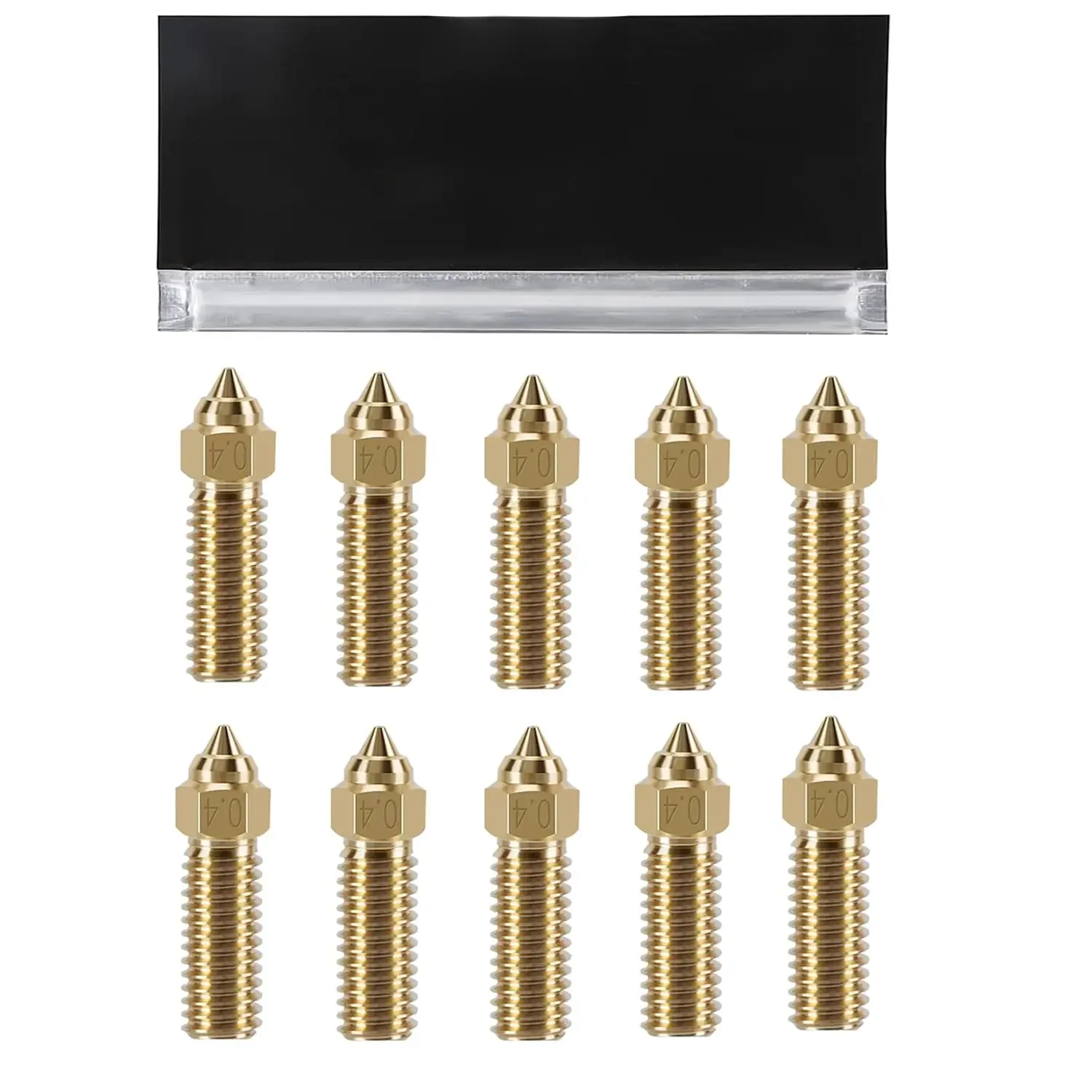 Zestaw dysz mosiężnych Creality K1, drukarka 3D 10 SZTUK Zestaw dysz o dużej prędkości 0,4 mm do K1, K1 Max, Ender 3 V3 KE, CR-10 SE, CR-M4 — zdjęcie produktu 7