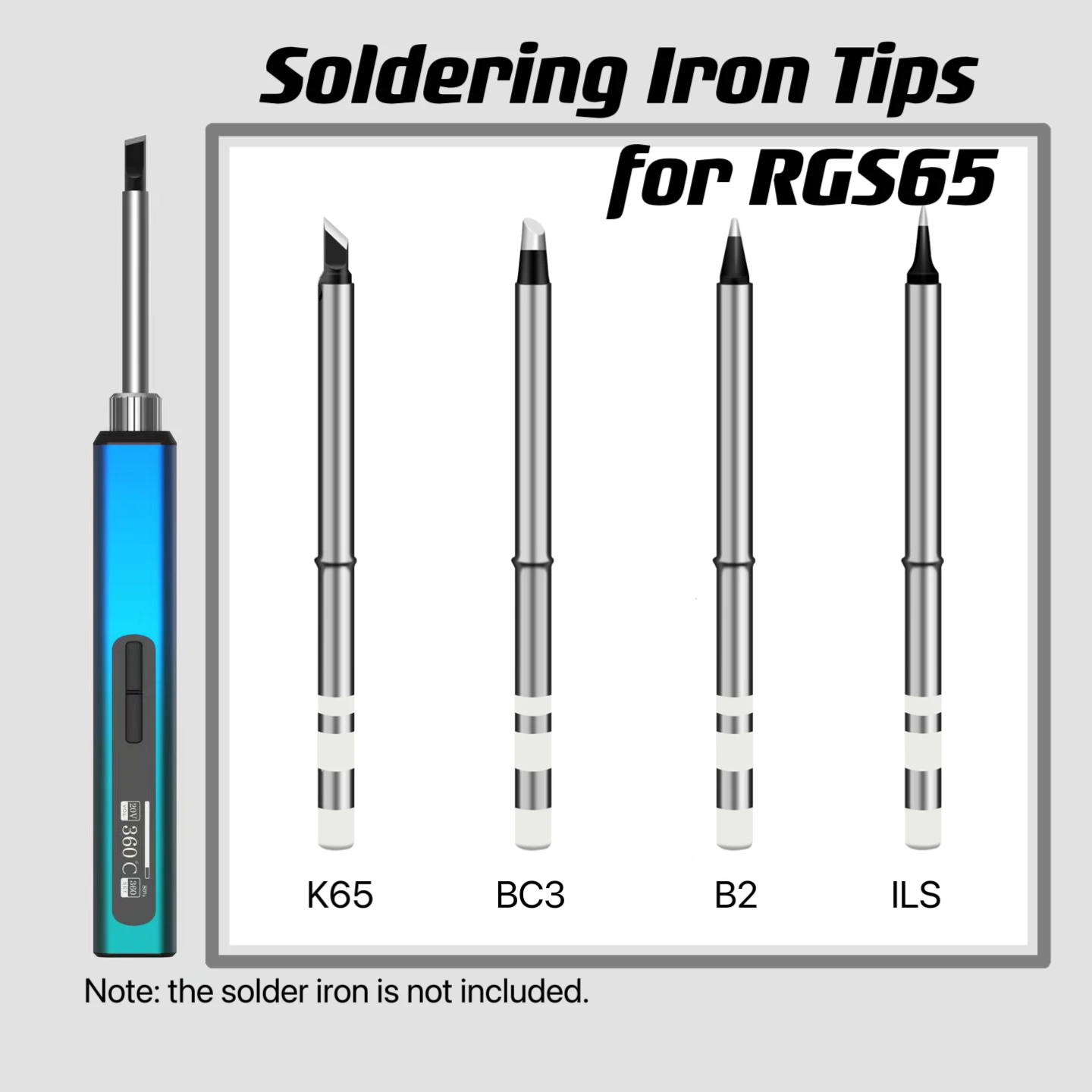 

Original T65 RGS65 Soldering Iron Tips for T65 RGS65 Electric Soldering Iron