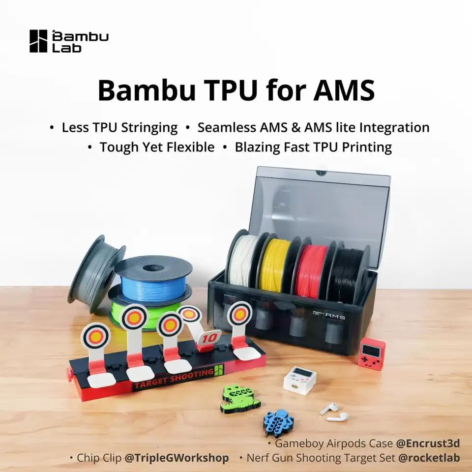竹製の再利用可能なtpuスプール,高温,68dの硬度,amsおよびams lite