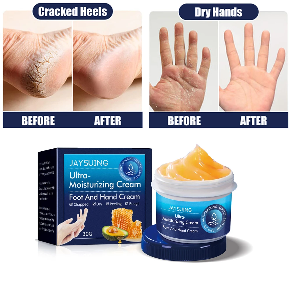 

Heel Cracked Repair Cream Anti-Drying Crack Foot Hand Mask Moisturizing Whitening Hand Feet Dead Skin Removal Skin Care