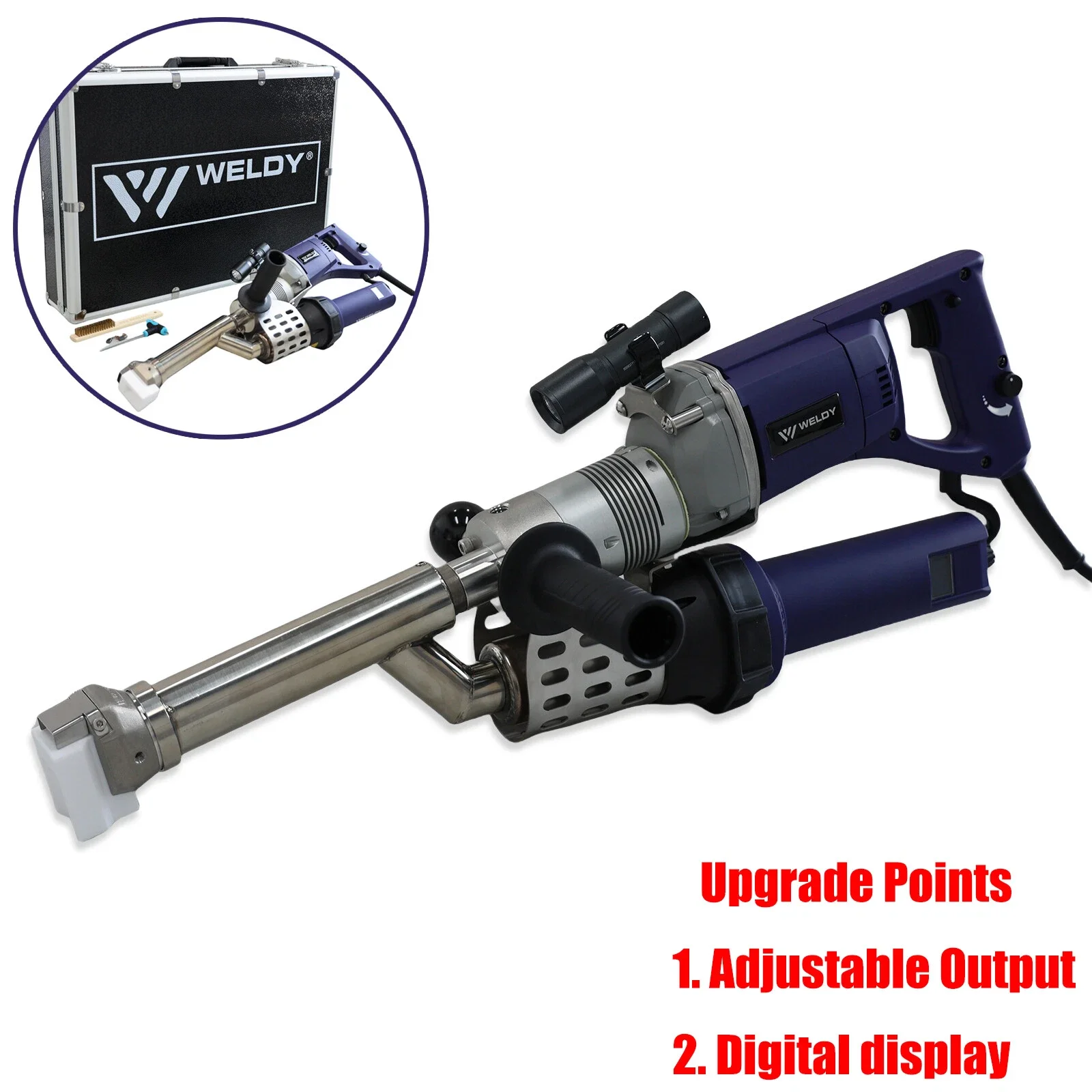 

Weldy Booster EX3 Plus Digital Hand Extruder 230V Extrusion Welding Machine Kit