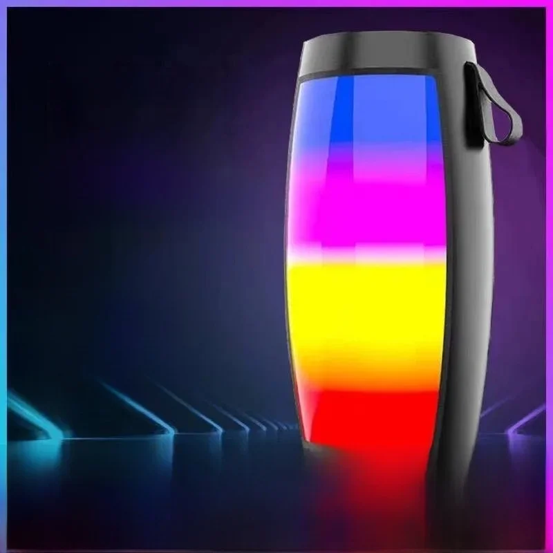 Haut-parleur sans fil Super Bass, haut-parleur Bluetooth 1202, téléphone portable, nuit, coloré, ordinateur, carte TF, cadeau, audio, nouveau, 5.3