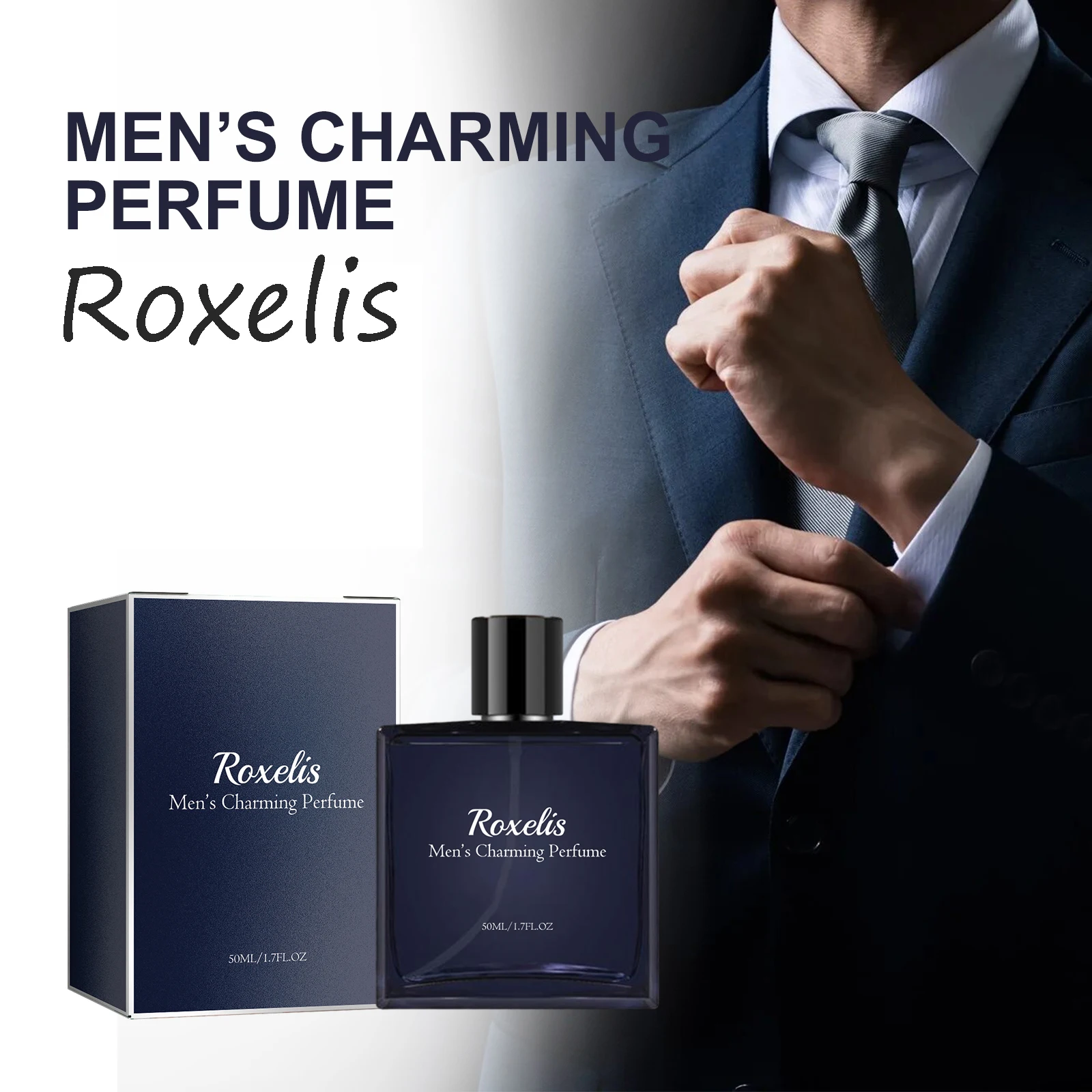 عطر روكسيليس الرجالي البهجة، جو يؤرخ، تحسين الثقة، فرمون طازج ساحر، عطر خفيف، عطر السادة