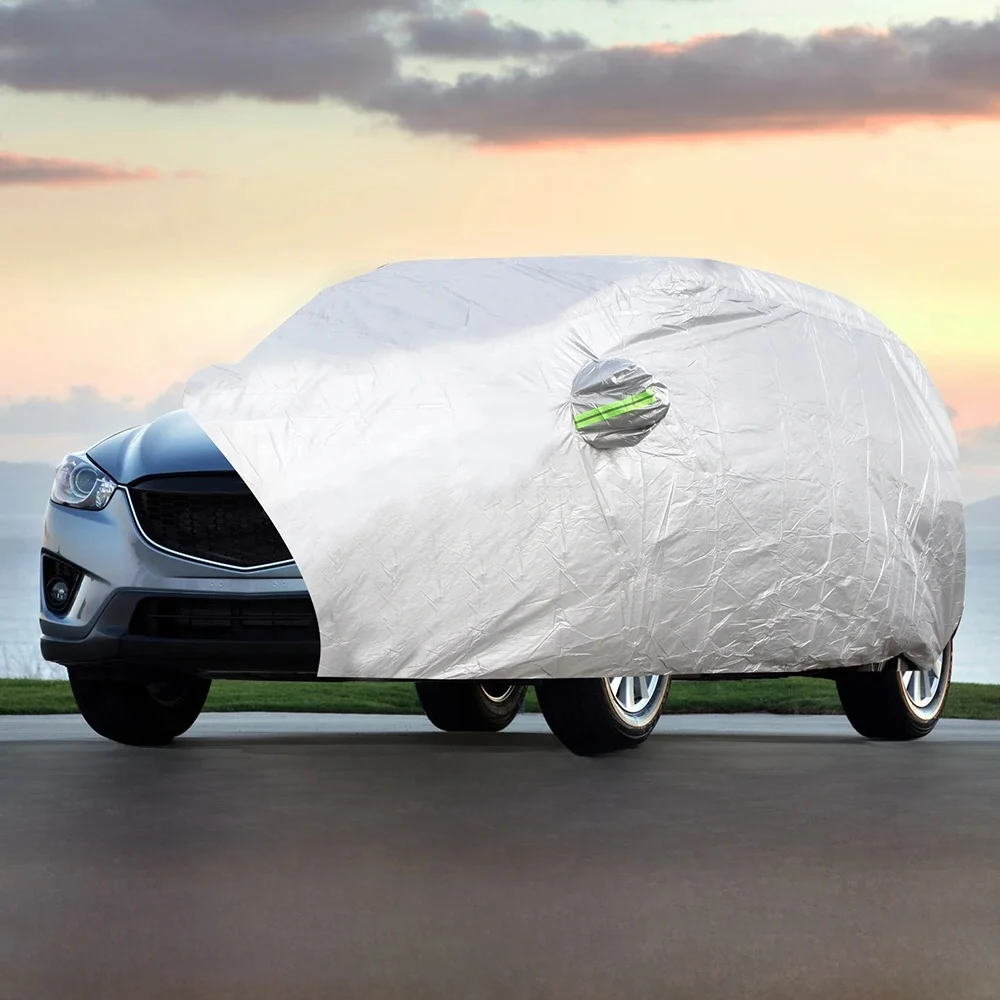 Pełny pokrowiec samochodowy Auto Outdoor Sun Anti-UV Snow Rain Dust Resistant Cover dla Mazda 2 Demio 3 CX-3 CX3 CX-5 CX5 CX-7 CX7 CX-9 CX9 — 2
