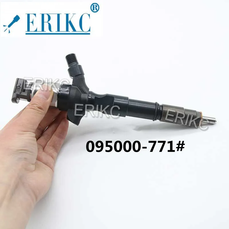 ERIKC 23670-51030 095000-7710 095000-7711 Automotive Parts Fuel Injectors FOR Toyota Landcruiser 200 V8 1VD-FTV 4.5L.