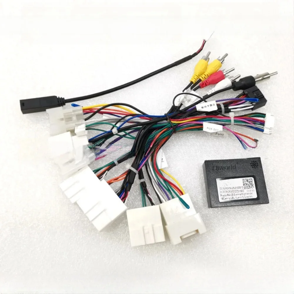 JBL16 Pin Car Radio Stereo Wiring Harness Cable Adapter For Toyota Prado 150 2013/Camry 2018/Avensis 2012/Verso 2016/RAV4 2017 — zdjęcie 2