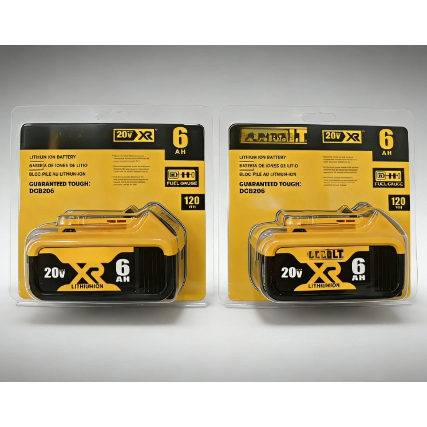 

2pc 20V Max Premium 6Ah Lithium-Ion Battery