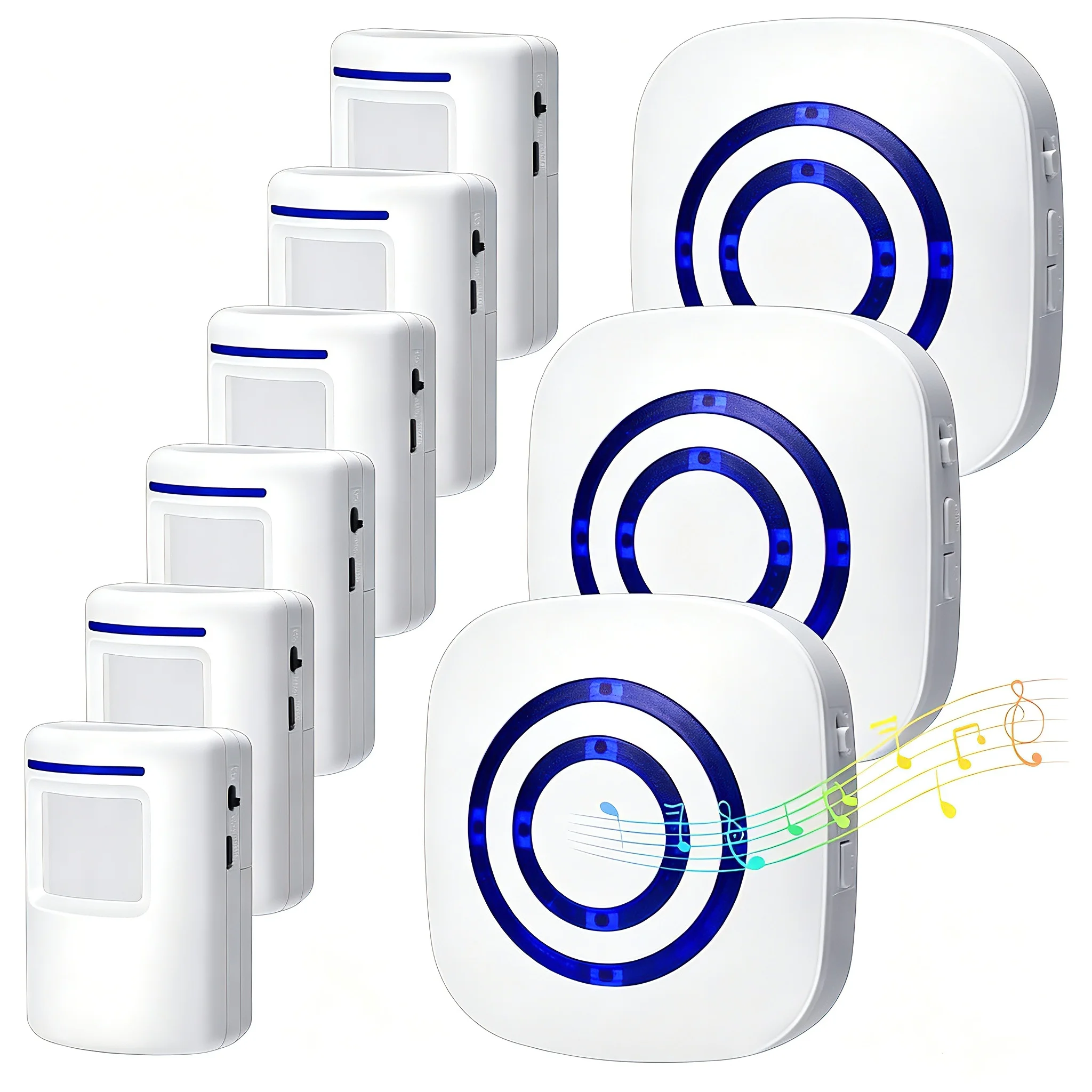 Motion Sensor Alarm 38 Chime Tunes Wireless Driveway Alarm Indoor Home Motion Detector Long Range Security Alert Monitor System