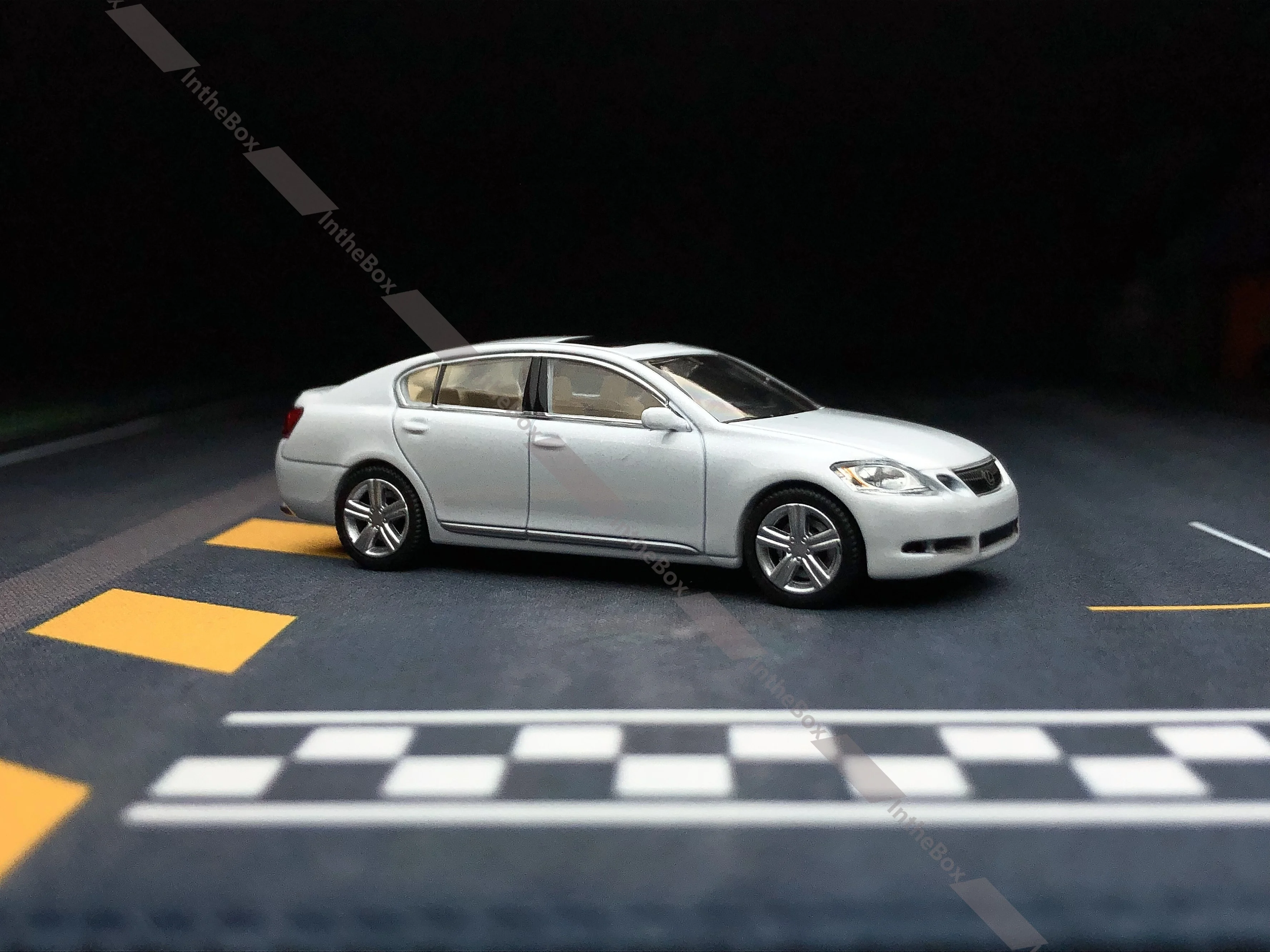 

Model1 1/64 GS300 JDM White Diecast Model Car Collection Limited Edition Hobby Toys