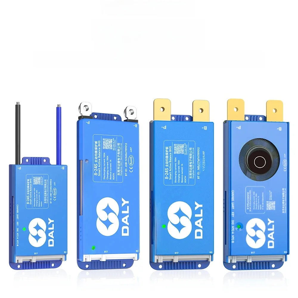 Daly Smart BMSWiFi 4S 12V 8S 24V 16S 48V 40A 100A 150A 200A Actieve balans Overbelasting/ontlaadbeveiliging voor Sola/EV met BT - afbeelding 2