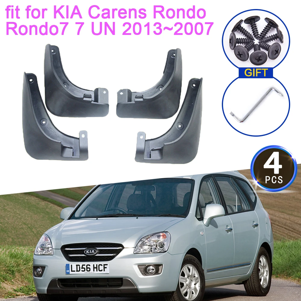 Mudguards for KIA Carens Rondo Rondo7 7 UN 2013~2007 Accessories 2012 2011 2010 2009 2008 Fender Mud Flap Guard Splash Mudflaps