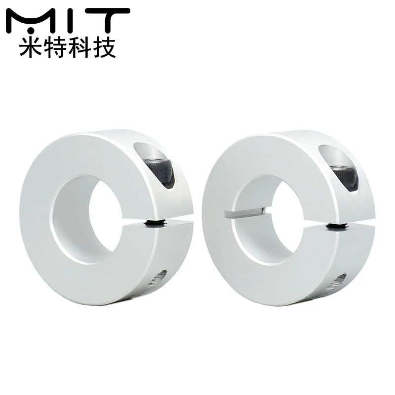 Factory Outlet Aluminum Alloy One Piece Clamp-On Retaining Ring Stop Screw Type Shaft Collar dia 3 to 100  all  in stock