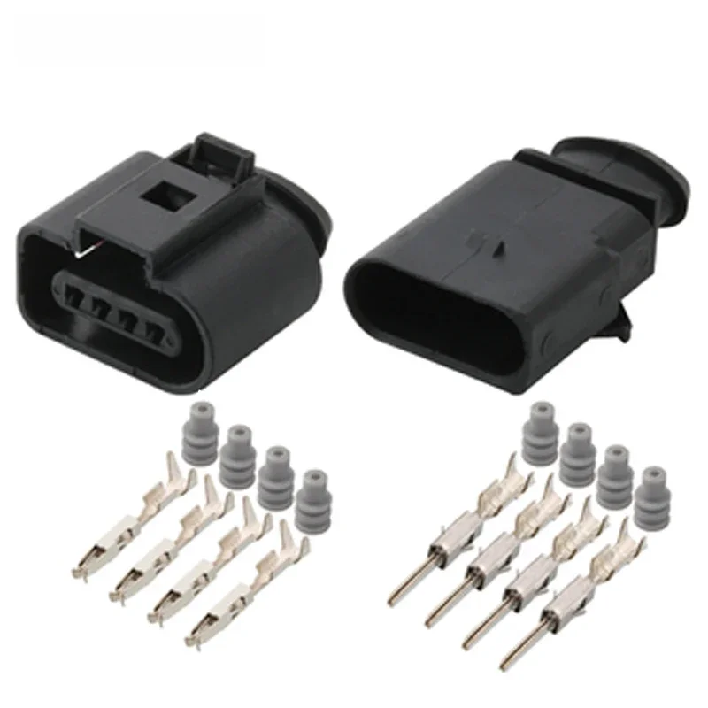 Prise de capteur de pression Lntake, câble automobile, connecteur étanche, AUDI, VW, 1J097ino 04, verrerie 0973804, 1, 5, 10, 20/50 ensembles, 4 broches, 1.5mm