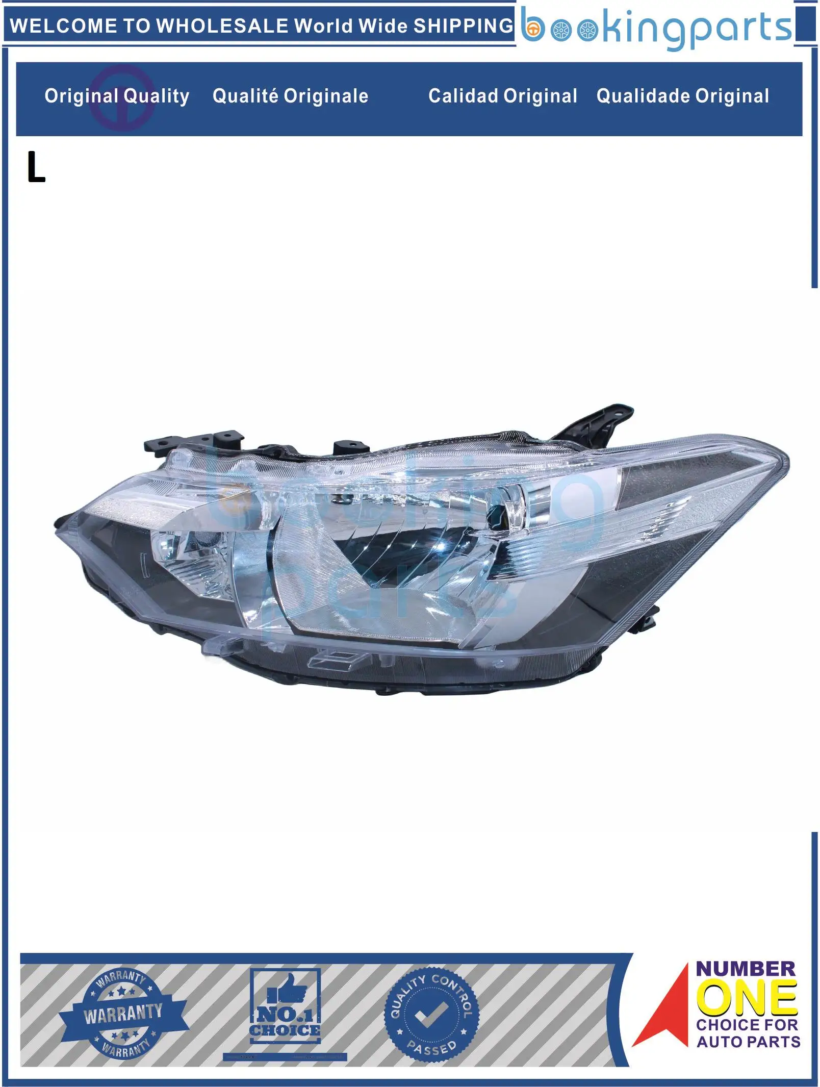 

HEA52705(L-LHD),811700D590 Headlamp For TOYOTA YARIS 14-