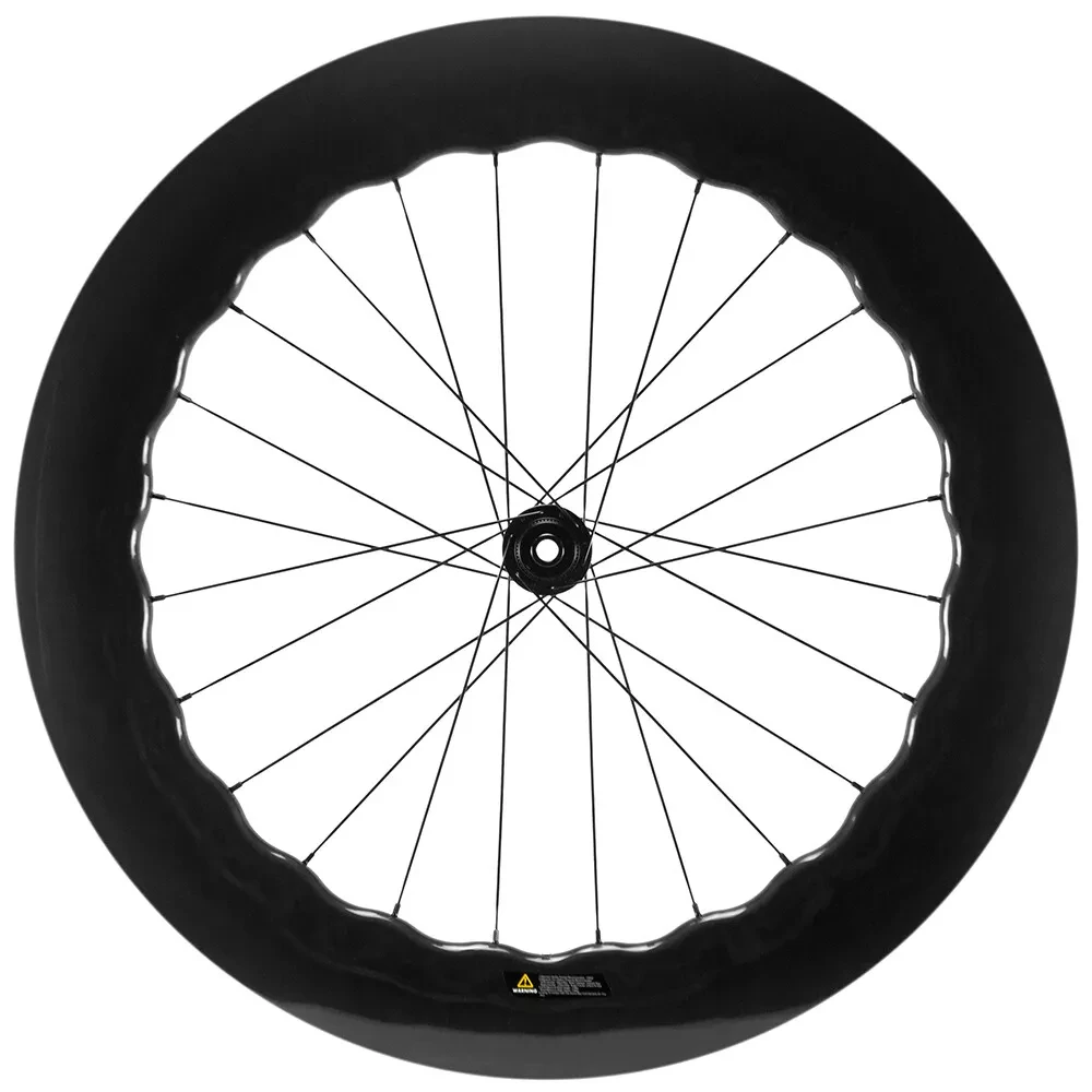 700C 7580 80mm Disc Brake Carbon Wheels