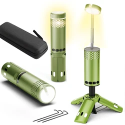 Telescopic led Camp Lamp Rechargeable Lantern for Outdoor Adventure Fishing Compact Magnetic Base Lightweight Camping Tent Light