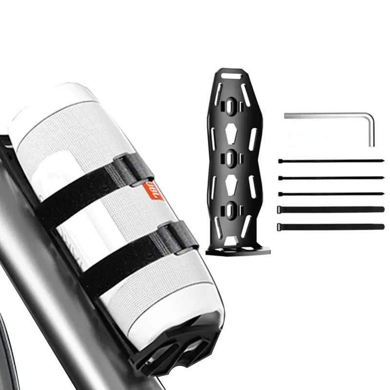 AliExpress enlee ENLEE Mountain Road Bike Bag Holder Lnstall Multifunction Bicycle Audio Stand Bottle Front Fork Top Tube Holder Bicycle Bag