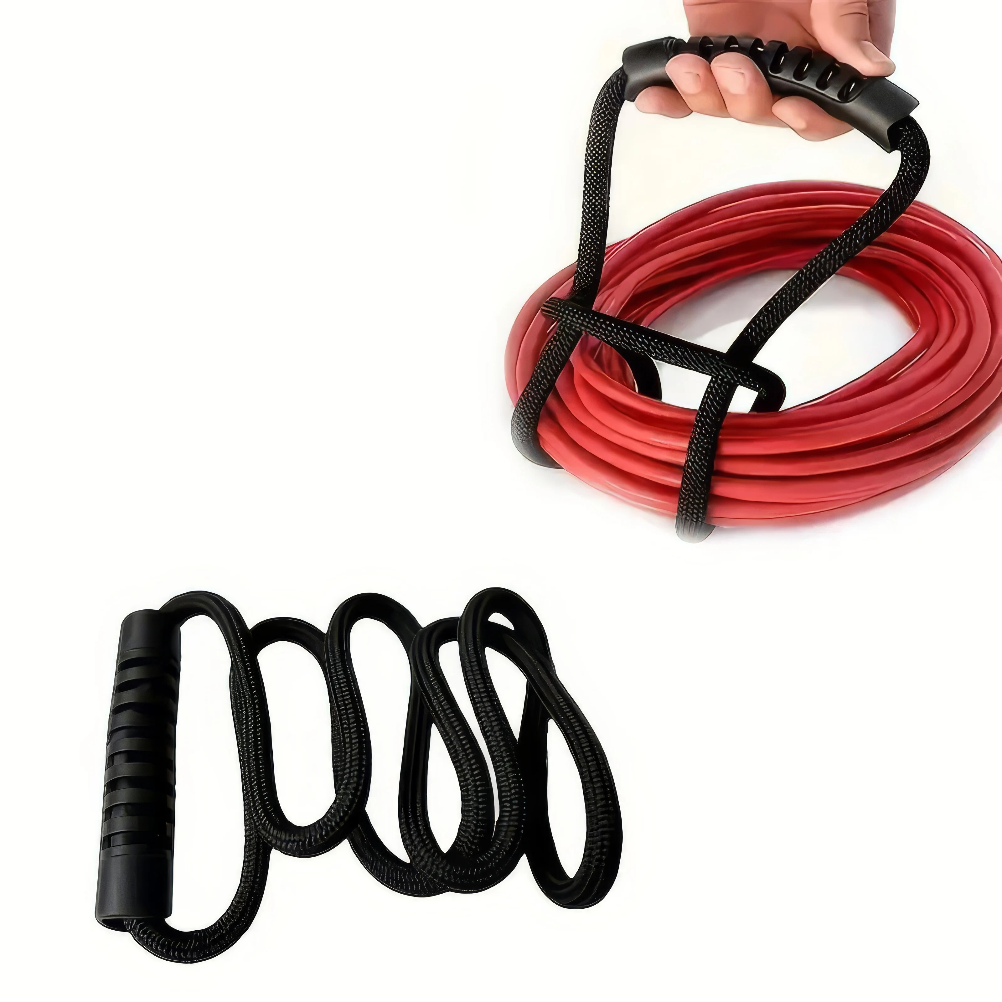 2 حزام تخزين أسود، مقاوم للرطوبة والغبار، محمول وسهل الاستخدام، مناسب للتخزين المنزلي