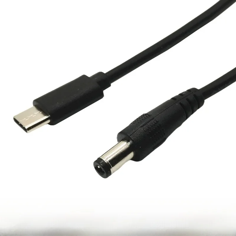 1m USB 3.1 typ C USB-C męski do DC 5,5x2,5mm przedłużacz Adapter do ładowania kabel do ładowania z gniazdem zasilającym (typ c do 5,5x2,5mm) — zdjęcie 2