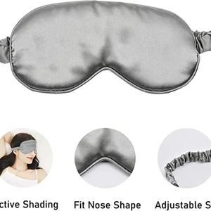 Imitated Silk Sleep Eye Mask, Eye Patch Portable, Travel Relax Eyepatch, Lunch, Night Coverage, Health Sleeping 10 Main Sales Sale for Sleep - №9