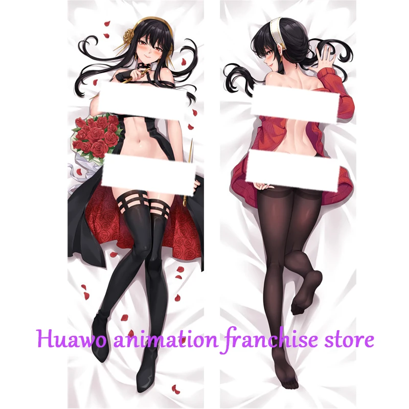 Anime Dakimakura Pillow Yor Forger 2-Side Print Pillowcase Hugging Body Cushion Cover Otaku Waifuristmas Decoration 2023