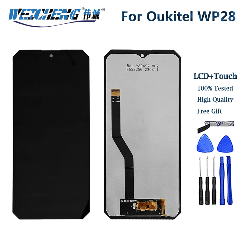 Original For OUKITEL WP21 LCD Display Touch Screen Digitizer For OUKITEL WP22 WP23 WP26 WP27 WP28 WP30 WP32 WP33 Pro WP36 WP38