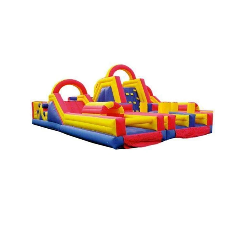 New Design Inflatable Maze Infaltable Climbing Wall Combine With Inflatable Fun City Sport Game For Children