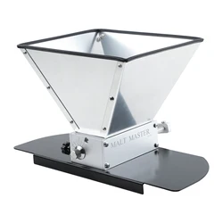 Grain Mill Brewing for Malt Barley, Malt Mill for Homebrew Beer, Grain Crusher Grinder with 7.7LB Hopper 2 Stainless Steel