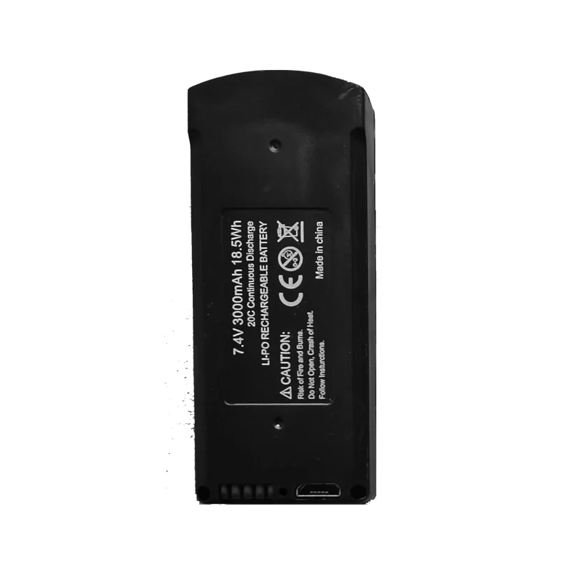 Baterias de grande capacidade para GPS Drone, 7.4V, 3000mAh, 20C, V168