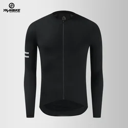 YKYWBIKE Man's Cycling Jersey Long Sleeve Bike Shirts Outdoor Sport Men Bicycle Clothing Breathable Mountain Cycling Clothes