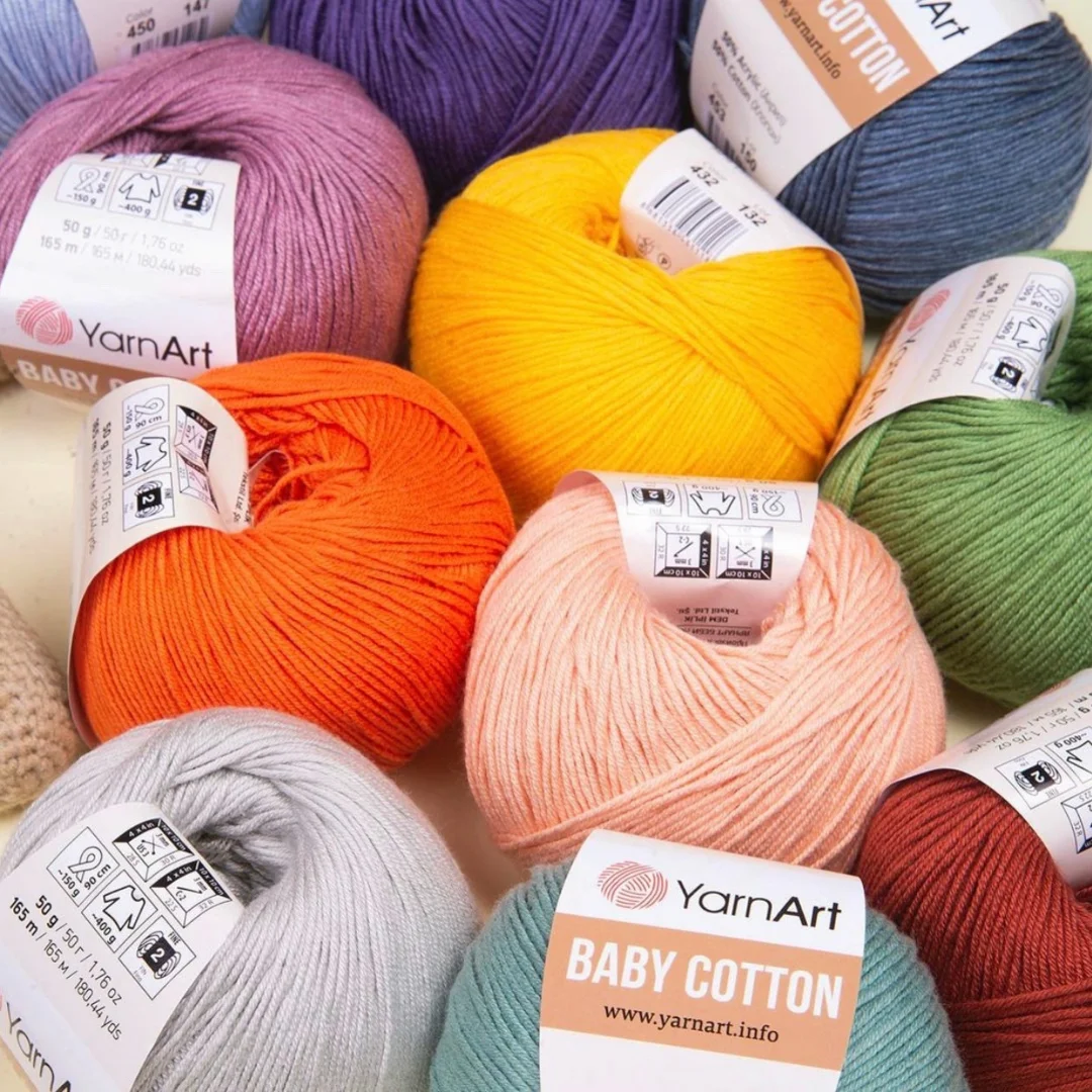 Yarnart filato di cotone per bambini per maglieria a mano Amigurumi Craft Crochet Thread fai da te maglieria per bambini maglione scialle Cardigan berretti gilet