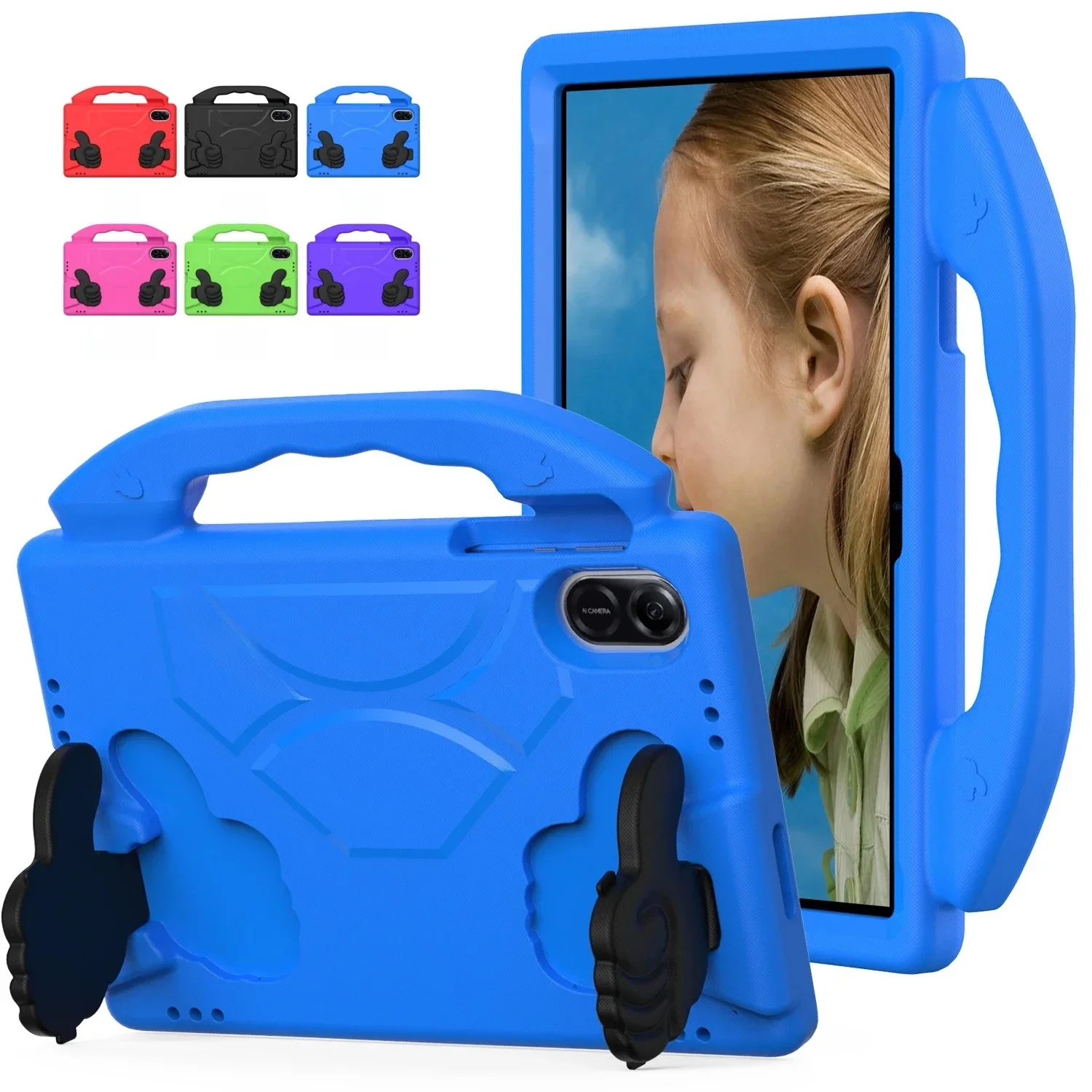 Etui dla dzieci do Huawei Honor Pad X9 X 9 Etui 11,5 cala 2023 Śliczna podstawka EVA Kickstand Wstrząsoodporna obudowa tabletu do Honor Pad X8 Pro — zdjęcie 2