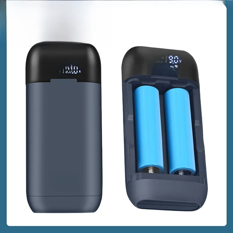 18650 etui na ładowarkę DIY Power Bank Box QC3.0 PD przenośne etui do szybkiego ładowania 18 W dla 18650 217000   Baterie litowe 20700 — zdjęcie 2
