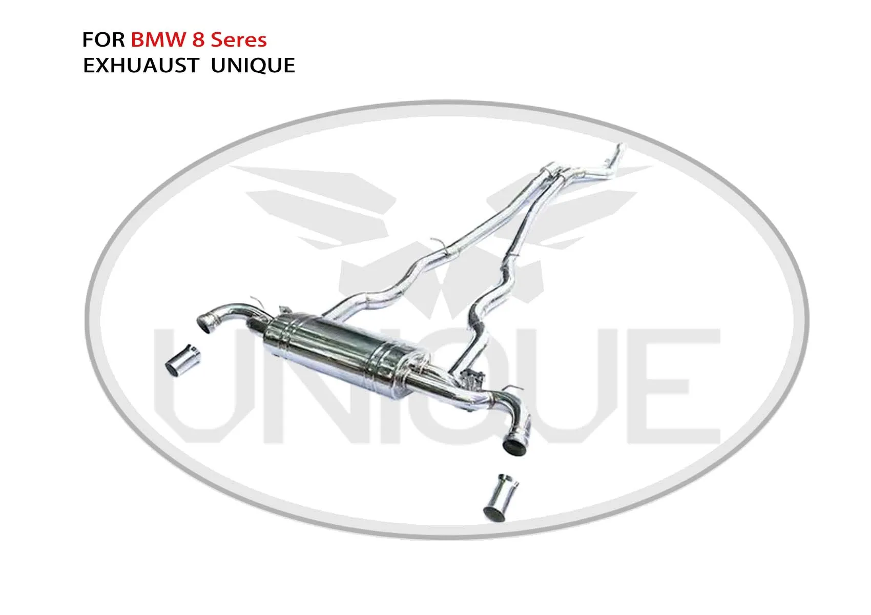 

UNIQUE Stainless Steel Material Exhaust System Performance Catback for BMW 840i Auto Modification Electronic Valve Muffler