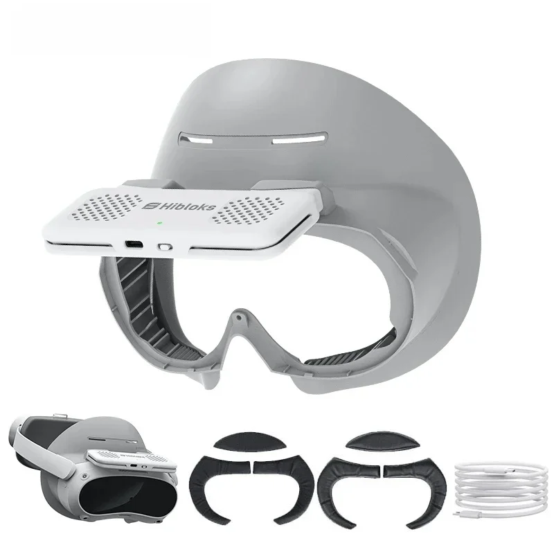 Hibloks VR Osłona twarzy do interfejsu twarzy Pico 4 z chłodnicą Cool Mask Poszerzona podkładka pod twarz Zamiennik dla PICO4 Ultra Akcesoria — zdjęcie produktu 7
