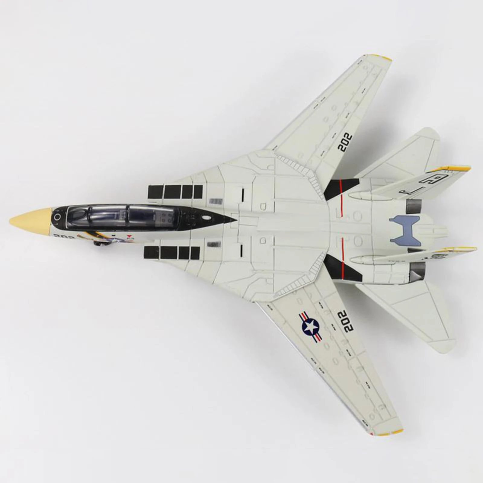 DIY F14 Straaljager J35 Vliegtuig Montage Blokken Lichtgewicht Vliegtuig Miniatuur Desktop Ornament Kinderen Speelgoed Verjaardagscadeautjes